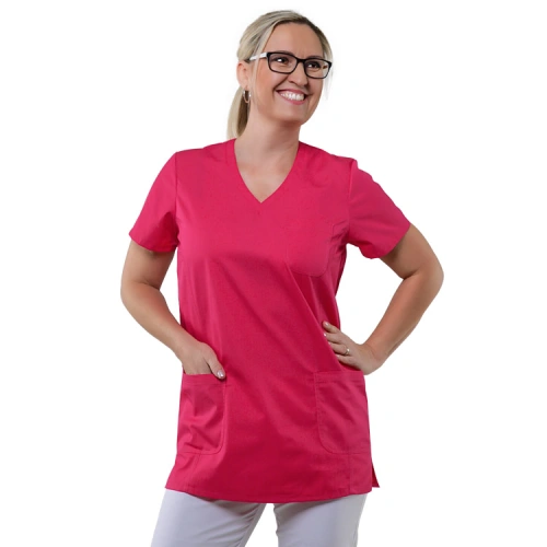 Dámská zdravotnická halena VIKTORIE, tm.růžová Dámská zdravotnická halena VIKTORIE, tm.růžová