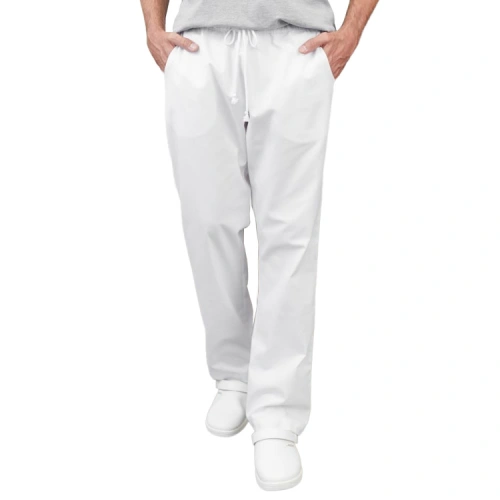 Pánské zdravotnické kalhoty, bílé Pánské zdravotnické kalhoty, bílé