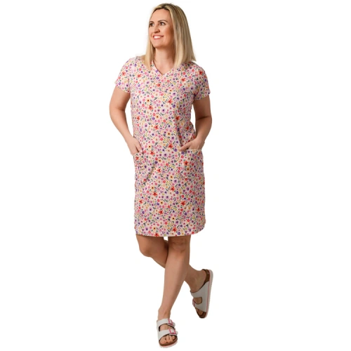 Dámské šaty EVITTA, květy Dámské šaty EVITTA, květy