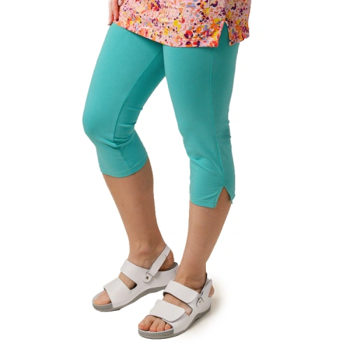 Dámské 3/4 legíny REGÍNA, zelenomodrá Dámské 3/4 legíny REGÍNA, zelenomodrá