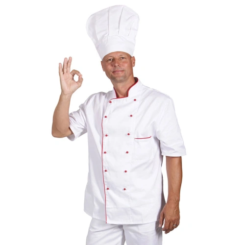 Pánský kuchařský rondon 0416, bílý Pánský kuchařský rondon 0416, bílý