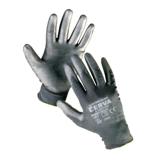 Rukavice BUNTING BLACK, povrstvené Rukavice BUNTING BLACK, povrstvené