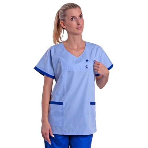 Dámská pracovní halena 1107 - světle modrá Dámská pracovní halena 1107 - světle modrá