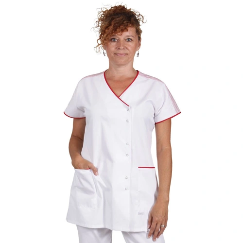 Dámská pracovní zdravotnická halena NELA - bílá Dámská pracovní zdravotnická halena NELA - bílá